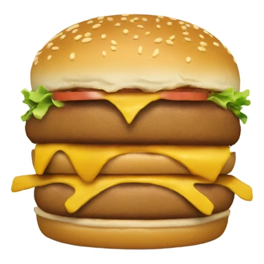 Trump burger McDonald eating burger trump sticker