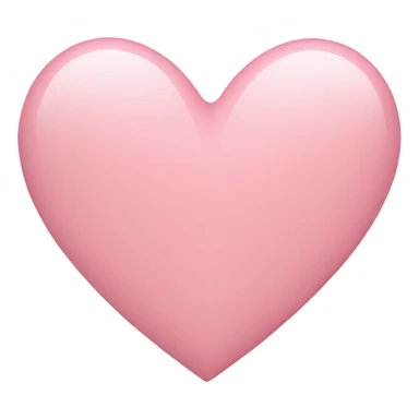 light pink hart  sticker