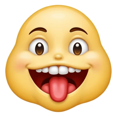 emoji biting its lip and drooling drooling saliva  sticker