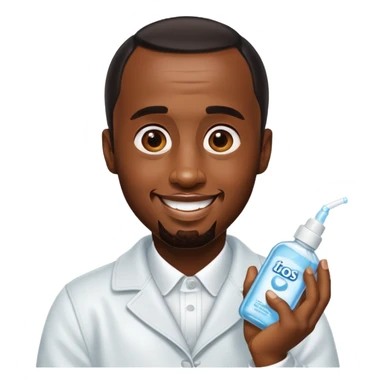 P diddy with baby oil sticker