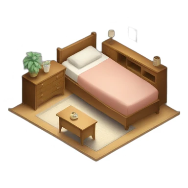 furniture isometric view sticker