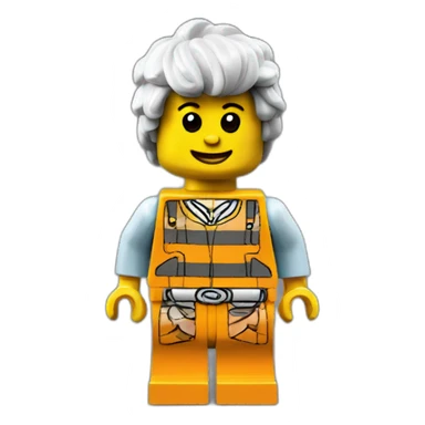 Lego minifigure sticker