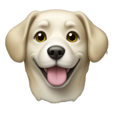 Dog with money sticker