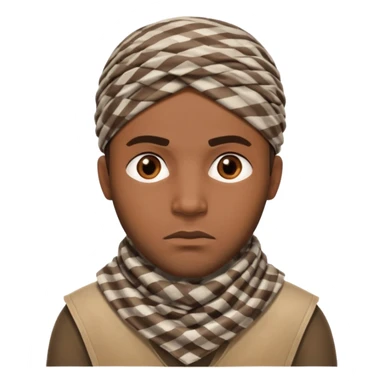 Make a African American gangster taliban terrorist emoji sticker