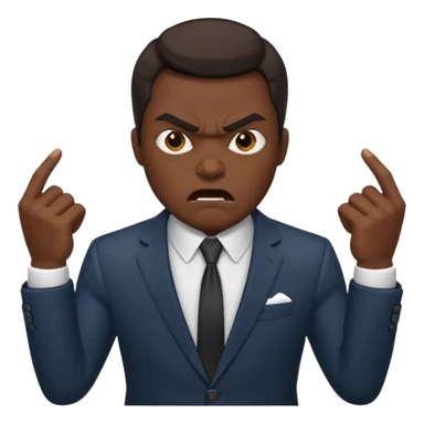 mafia boss angry sticker