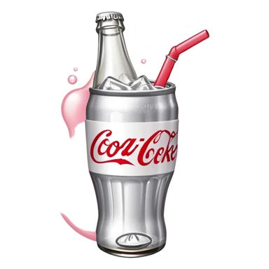 light pink diet coke  sticker