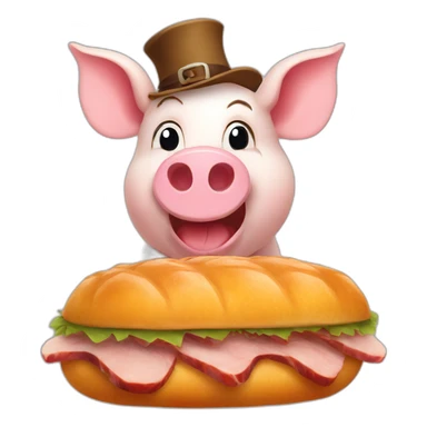 Pork at Octoberfest sticker