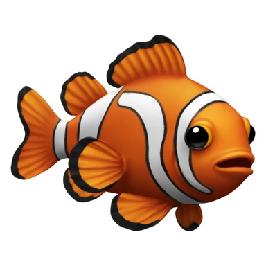 Nimo the clown fish sticker