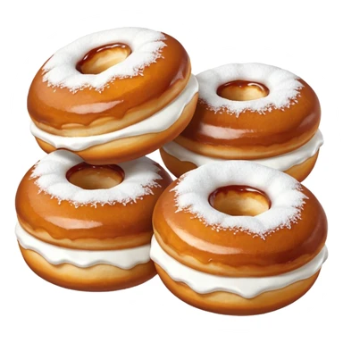 Filled Jam Donut Bombs sticker