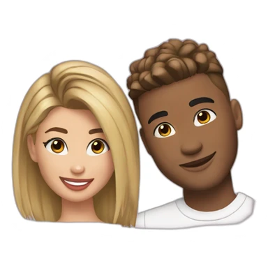 Justin and hailey bieber sticker