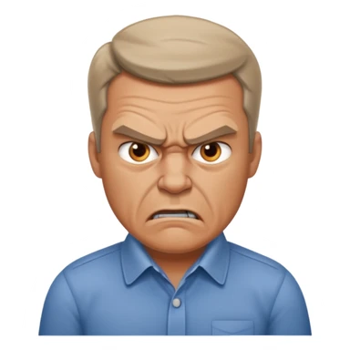 Furious Angry dad  sticker