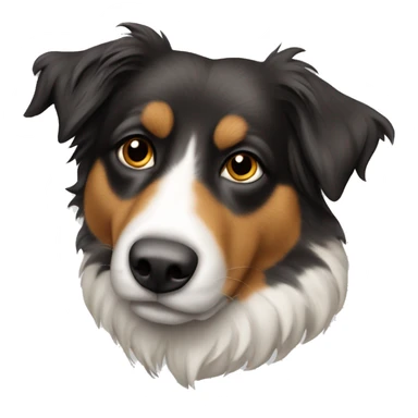 Berger australien en laisse sticker