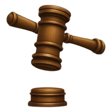 judge gavel sticker