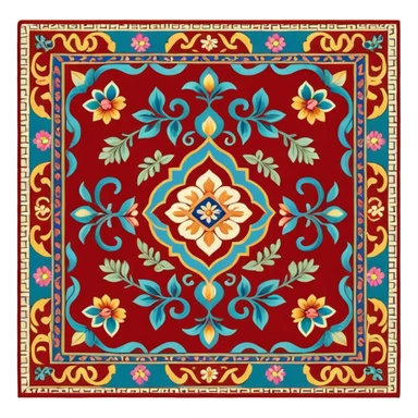 oriental carpet sticker