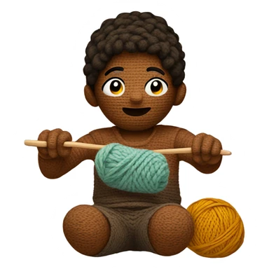 Crocheting  sticker
