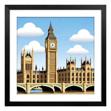 big ben london sticker