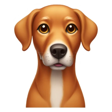 red fox lab christmas dog sticker