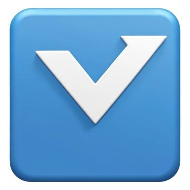 I want a blue background and a white checkmark inside it emoji which I will call the "Fake Roblox Verified Badge Emoji" and the blue background should be square and it should be the "🟦" emoji being the background sticker