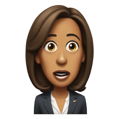 Kamala Harris surprised sticker