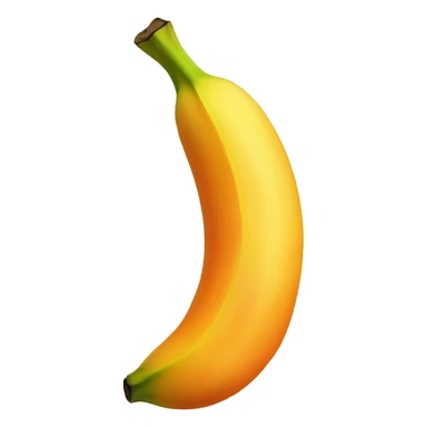 orange banana sticker