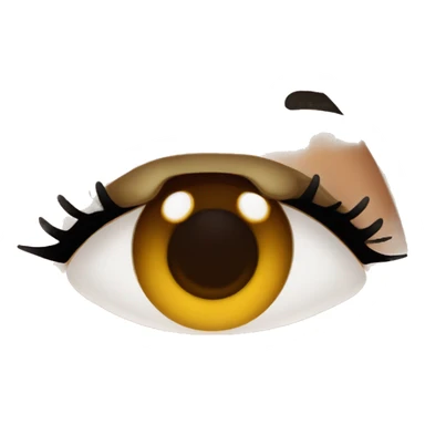 beautiful girl with long black and red, brown eyes, long face, big-ish nose, thick eyebrows, perfect lips sticker