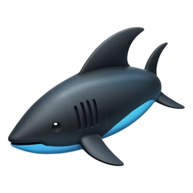 The underwater fin sticker