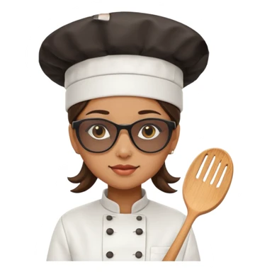girl Chef with sunglasses sticker