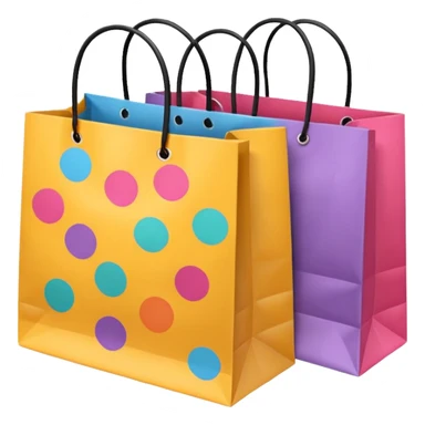 aesthetic shopping bags sticker