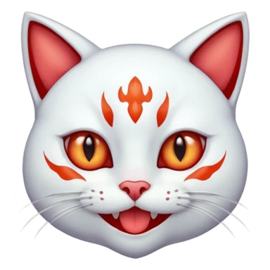 cat red eyes on her chest is the cutest person monster red and white in my opinion and she has a lot to do  sticker