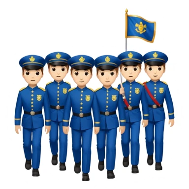 Boys brigade parade emcees sticker
