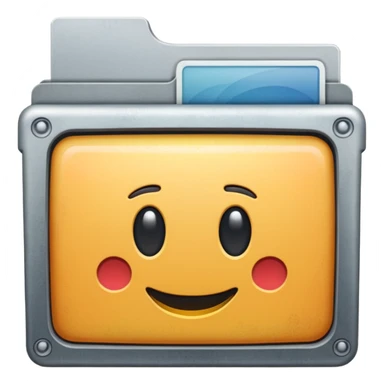 mac os icon physical film 60s recording colors sticker