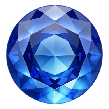 Cinematic Realistic Sapphire Emoji, Deep blue and stunning, with smooth, polished facets that gleam with a vibrant intensity. The deep blue hue reflects light in mesmerizing patterns, and a soft, glowing aura adds to the precious, regal nature of the gemstone. Soft glowing outline, capturing the essence of wisdom and royalty in a dazzling sapphire. sticker