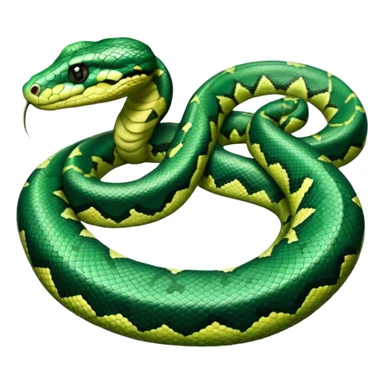 emerald green boa sticker