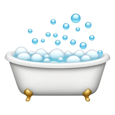 bath tub with foam sticker