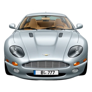 1992 Aston Martin db7 Solent silver 3.2 litre straight 6 sticker