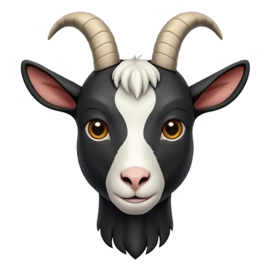 goat pure black sticker