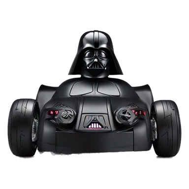 Darth Vader themed sporty Batman rc car  sticker
