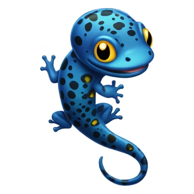 Spotted Salamander happy winks sticker