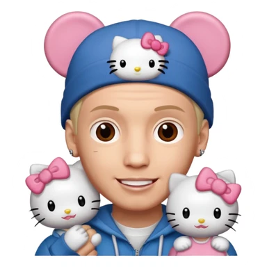 Eminem with Hello kitty sticker