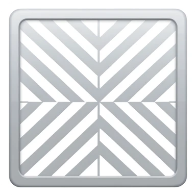 Light gray and white square with a checkered pattern 8x8 sticker
