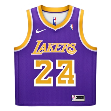 los angeles lakers jersey sticker