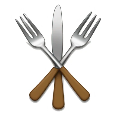 fork forking a bishop chesspiece sticker