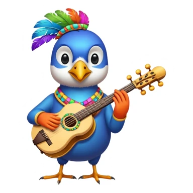 bird Musician sticker