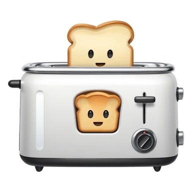 Toaster bath sticker