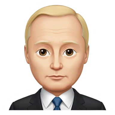 Vladimir Poutine in suits sticker