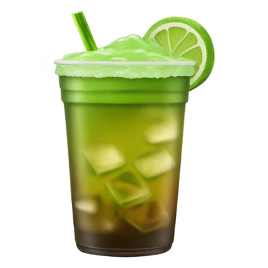 matcha iced tea sticker