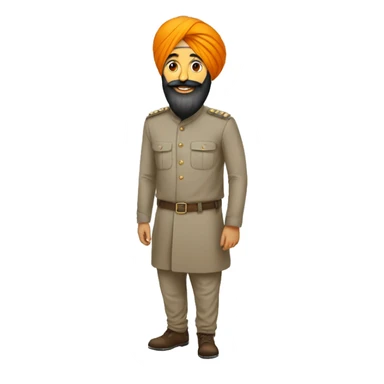 sardar standing sticker