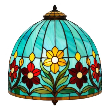Tiffany lamp sticker
