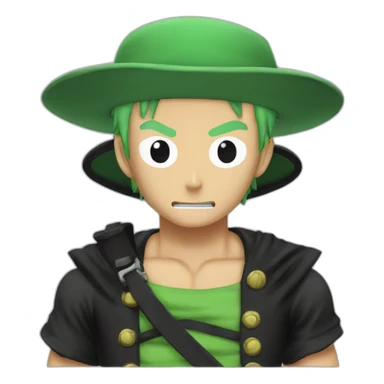 One piece zoro sticker
