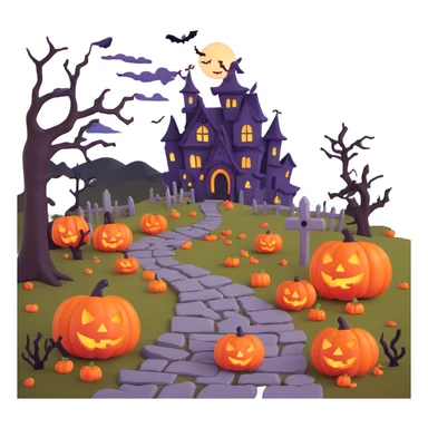 the Halloween trail sticker